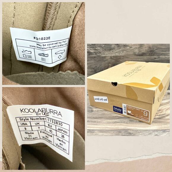 NIB Koolaburra by UGG Berea Fuzz Orthodite Ankle Boots Suede 9 Amphora - Picture 12 of 12